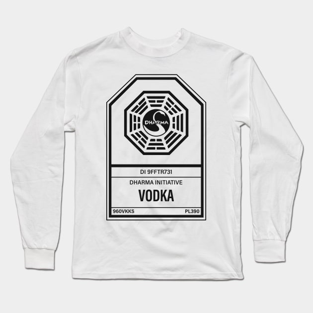 Dharma Initiative Vodka Long Sleeve T-Shirt by n23tees